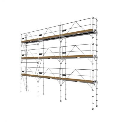 Echafaudage facadier transformable 80 m2