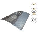 Photo : Rampe de seuil Aluminium Double Paroi À Poser L. 55 x l. 70 cm