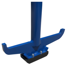 Extrémité du marteau bleu lève plaque télécom