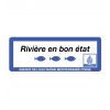 Panneau Rivière en bon état