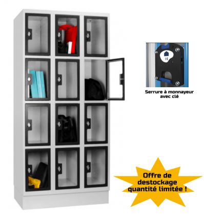 vestiaire consigne 2 cases