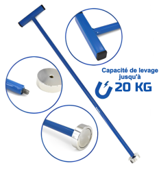 Lève plaque magnétique télécom capacité de levage jusqu'à 20 kg