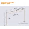 Dimension portique fixe Hauteur 2,2 mètres