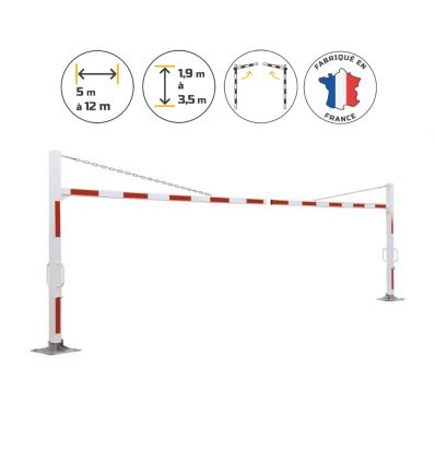 Portiques de parking pivotant avec pieds rotatifs