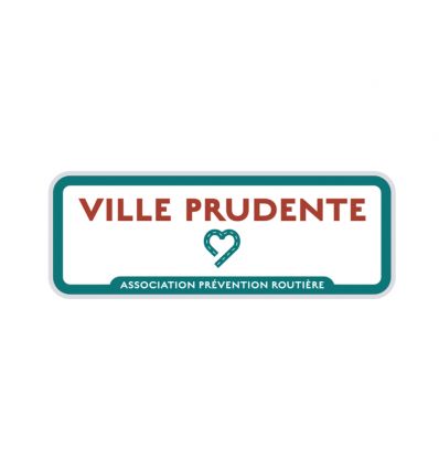Panneau label ville prudente 1 coeur