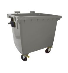 Cuve 1100 litres grise sans couvercle sans le pictogramme contenances