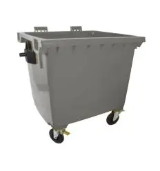 Cuve 1100 litres grise sans couvercle sans le pictogramme contenances