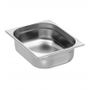 Bac gastronorme gn 1/2 65 mm en inox