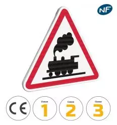Panneau A8 - Passage à niveau sans barrières