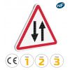 Panneau double sens de circulation A18