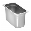 Bac gastro gn 1/3 200 mm en acier inoxydable
