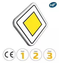 AB6 - Panneau d'indication du caractère prioritaire d'une route