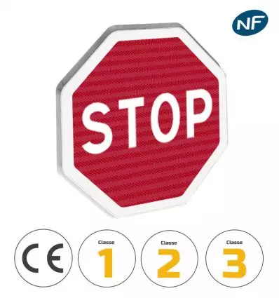 Panneau STOP AB4