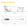 Fiche Technique Tyrolienne 15m en bois