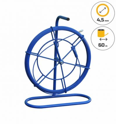 Aiguille de tirage sur dévidoir 4,5 mm x 60 m