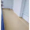 Rendu résine étanchéité beige toiture