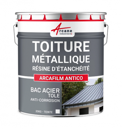 Résine d'étanchéité toiture métallique