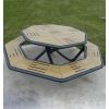 Table picnic hexagonale 8 places