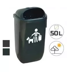 Poubelle extérieure pour propreté canine