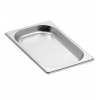 Bac gastro gn 1/4 20 mm en acier inoxydable