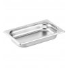 Bac gastro gn 1/4 40 mm en acier inoxydable