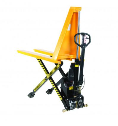 Transpalette haute levée semi automatique élévation électrique