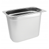 Bac gastro gn 1/4 200 mm en acier inoxydable