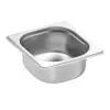 Bac gastro gn 1/6 65 mm en acier inoxydable