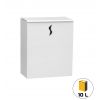 Poubelle sanitaire murale avec pictogramme 10L