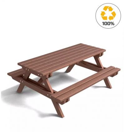 Table pique nique plastique recyclé