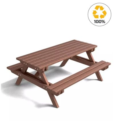Table pique nique plastique recyclé