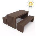 Photo : Table design en plastique 100% recyclé