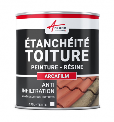 Peinture résine d'étanchéité toiture en pente 0.75L