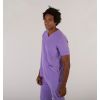 Blouse manche courte médicale lilas 