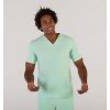 Tunique homme manche courte bleu vert
