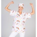 Photo : Blouse médicale imprimée unisexe Modèle 1 - XXS