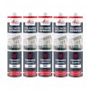 Lot de 5 mastic étanchéité gris