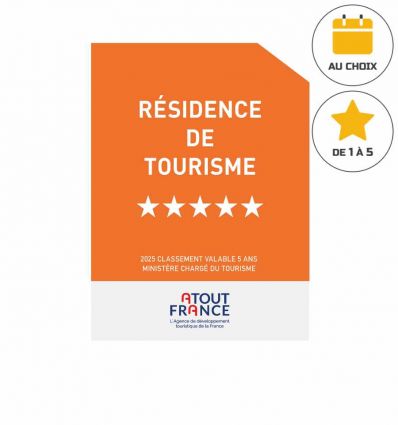 Panonceau résidence de tourisme