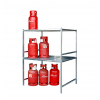 Etagère superposable pour bouteilles de gaz extérieur