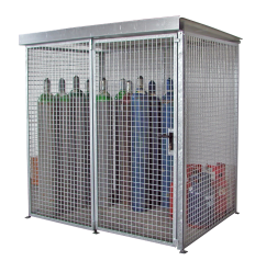 Abri pour bouteille de gaz avec toit 32 bouteilles