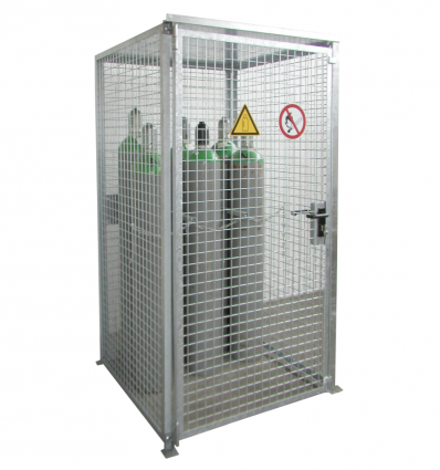 Abri pour bouteille de gaz avec toit 16 bouteilles