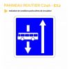 C24A - EX2 - Panneau d'indication de conditions particulières de circulation