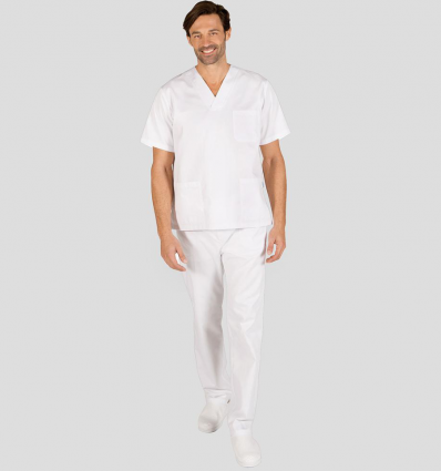 Ensemble blouse et pantalon médical homme