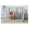 Abri pour bouteille de gaz sans toit 96 bouteilles