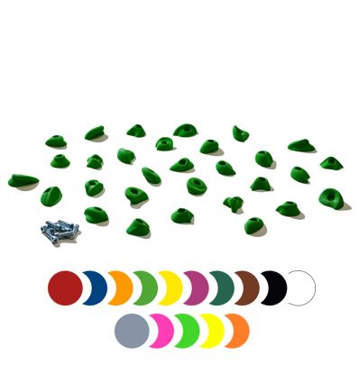 Petites prises d'escalade professionnelles