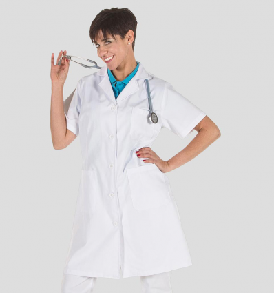 Blouse médicale femme manche courte