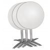 Pied de table bistrot en aluminium