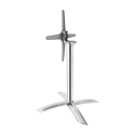 Photo : Pied de table en aluminium Bolero rabattable