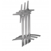 Pied de table bistrot en aluminium