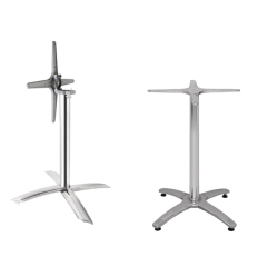Pied de table bistrot en aluminium